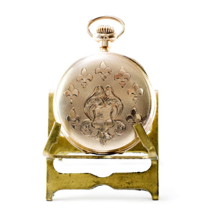 THE VALLON. Reloj de colgar, saboneta y remontoir. USA, ca. 1900. Oro 10-12k.
