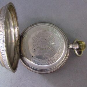 Reloj de Bolsillo para caballero, Saboneta y remontoir. Finales XIX.