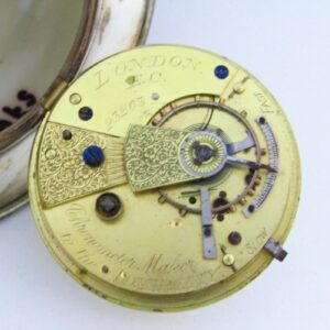 JOHN FORREST.RELOJ DE BOLSILLO/SOBREMESA CON CAJA ESFÉRICA ESMALTADA