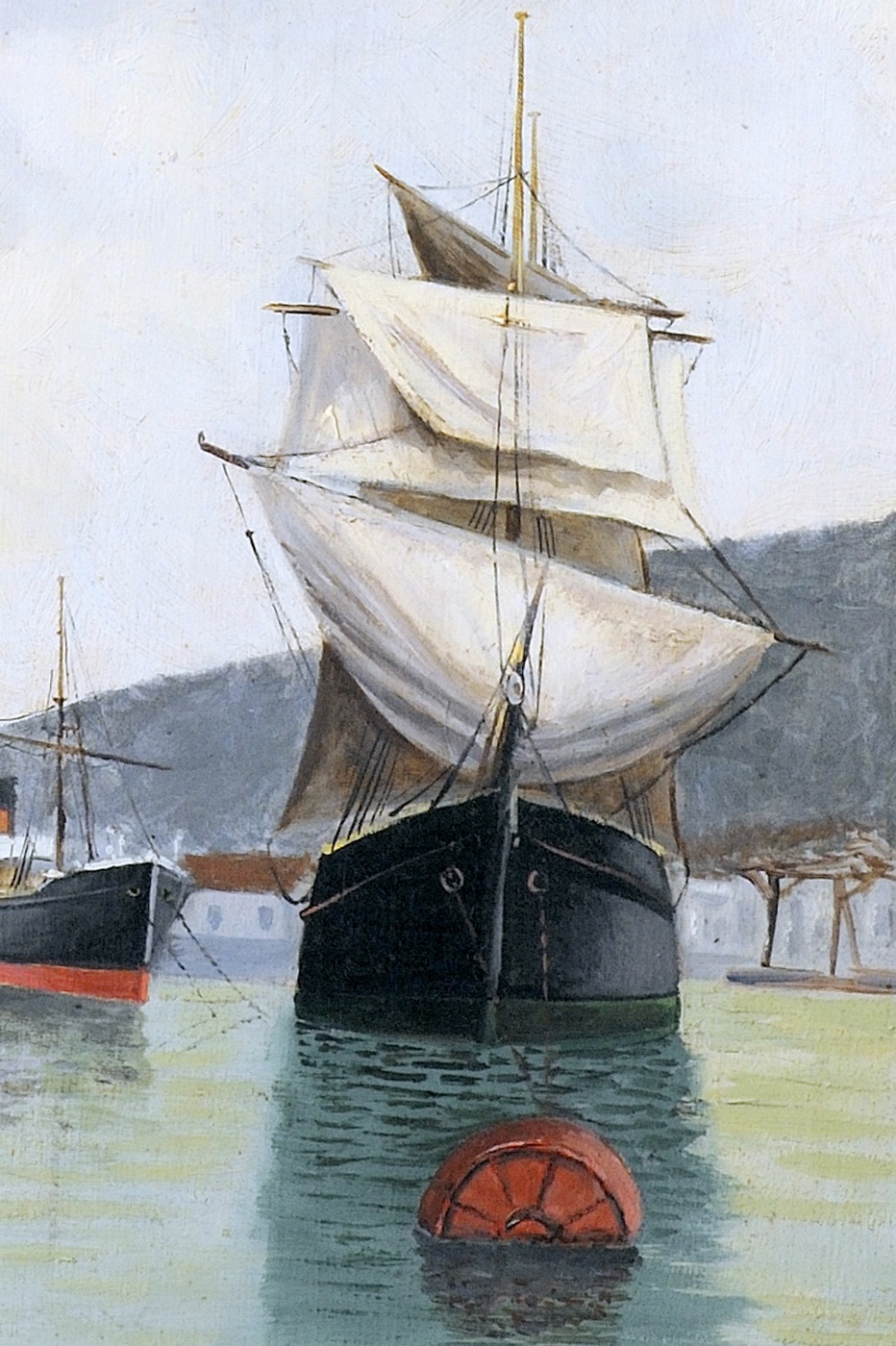 ADOLFO GIRÁLDEZ PEÑALVER. (1840-1920). Óleo sobre tabla. "Marina" ADOLFO GIRÁLDEZ PEÑALVER. (1840-1920). Óleo sobre tabla. "Marina"