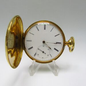 Henry Hofmann (Locle-Suiza). Reloj de Bolsillo para caballero, saboneta. Ca. 1880. Oro 18k.