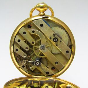 Henry Hofmann (Locle-Suiza). Reloj de Bolsillo para caballero, saboneta. Ca. 1880. Oro 18k.