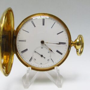Henry Hofmann (Locle-Suiza). Reloj de Bolsillo para caballero, saboneta. Ca. 1880. Oro 18k.