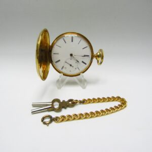 Henry Hofmann (Locle-Suiza). Reloj de Bolsillo para caballero, saboneta. Ca. 1880. Oro 18k.