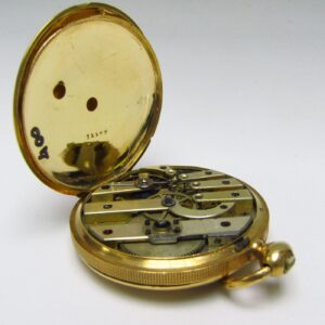 Henry Hofmann (Locle-Suiza). Reloj de Bolsillo para caballero, saboneta. Ca. 1880. Oro 18k.