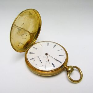 Henry Hofmann (Locle-Suiza). Reloj de Bolsillo para caballero, saboneta. Ca. 1880. Oro 18k.