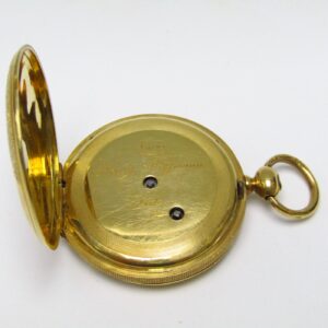 Henry Hofmann (Locle-Suiza). Reloj de Bolsillo para caballero, saboneta. Ca. 1880. Oro 18k.