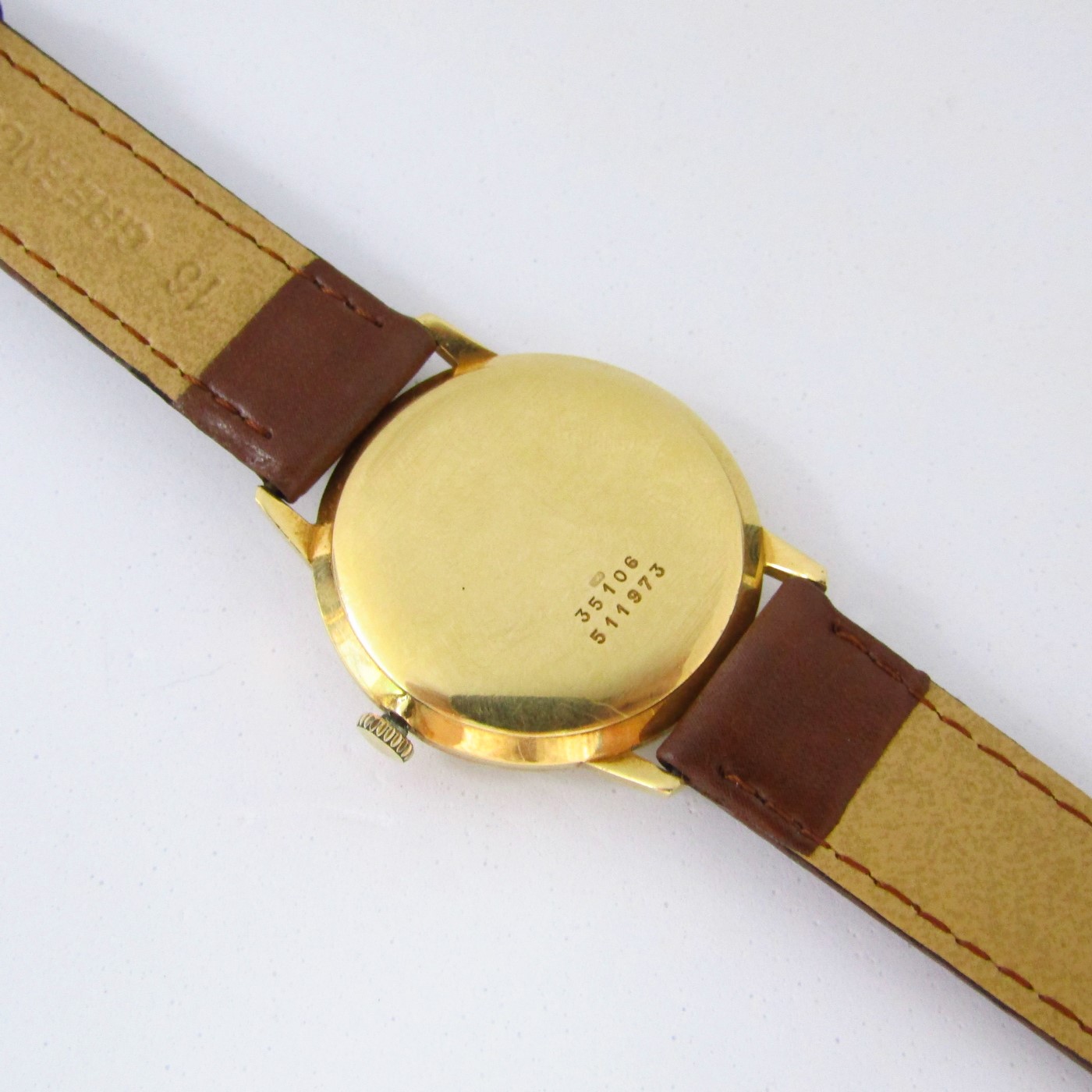 BAUME & MERCIER. Reloj de pulsera para caballero. Oro 18k. Geneve, Suiza, ca. 1960 BAUME & MERCIER. Reloj de pulsera para caballero. Oro 18k. Geneve, Suiza, ca. 1960