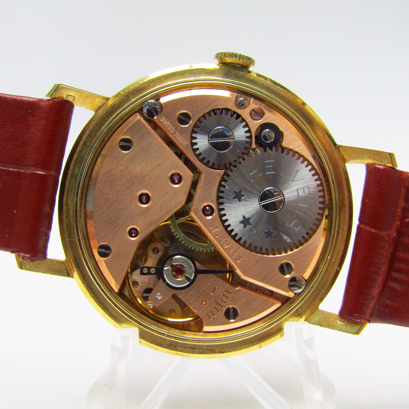 HELVETIA. Reloj de pulsera para caballero. Oro 14k. Suiza, 1978. HELVETIA. Reloj de pulsera para caballero. Oro 14k. Suiza, 1978.