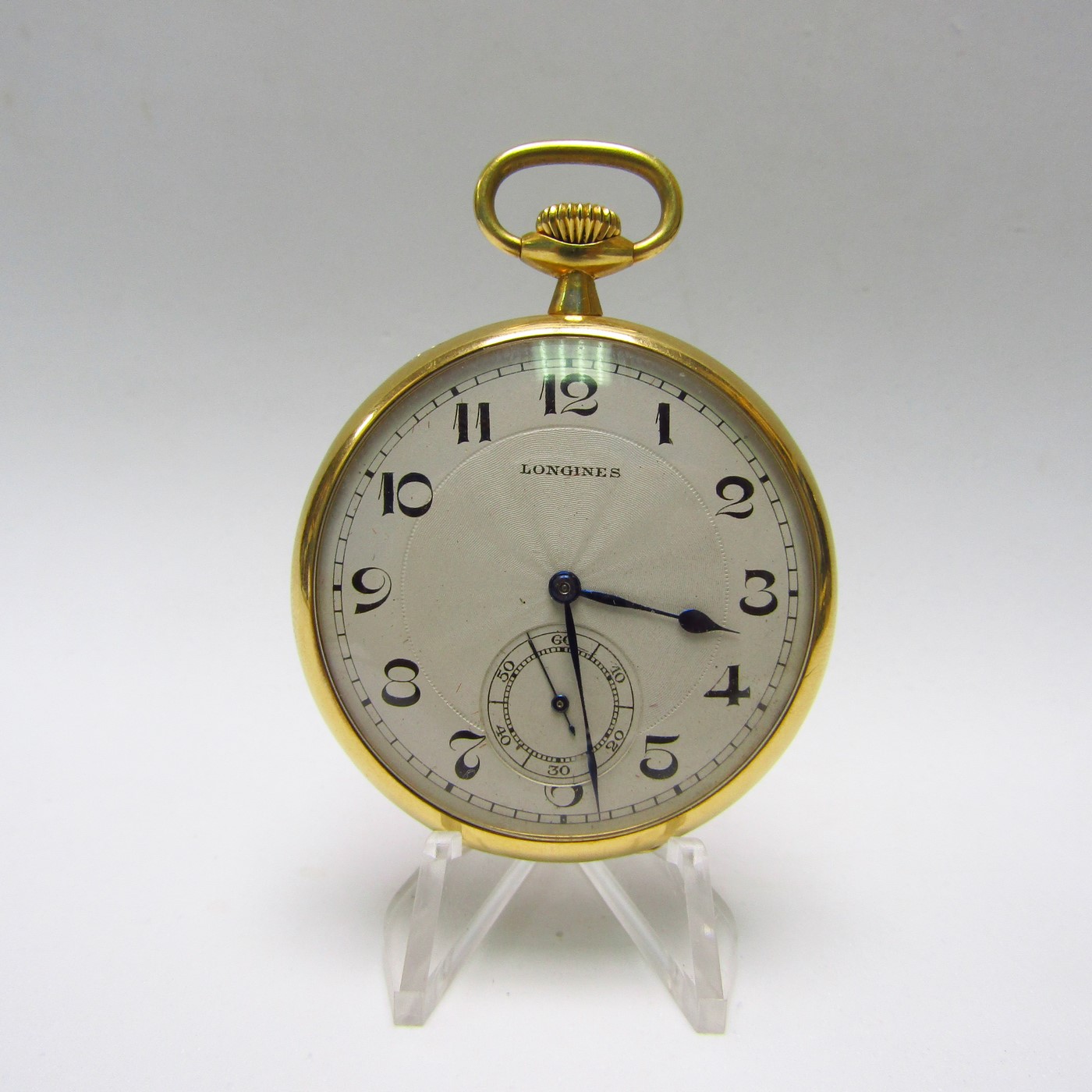 LONGINES. Reloj de Bolsillo, lepine y remontoir. Oro 18k. Suiza, año 1913. LONGINES. Reloj de Bolsillo, lepine y remontoir. Oro 18k. Suiza, año 1913.