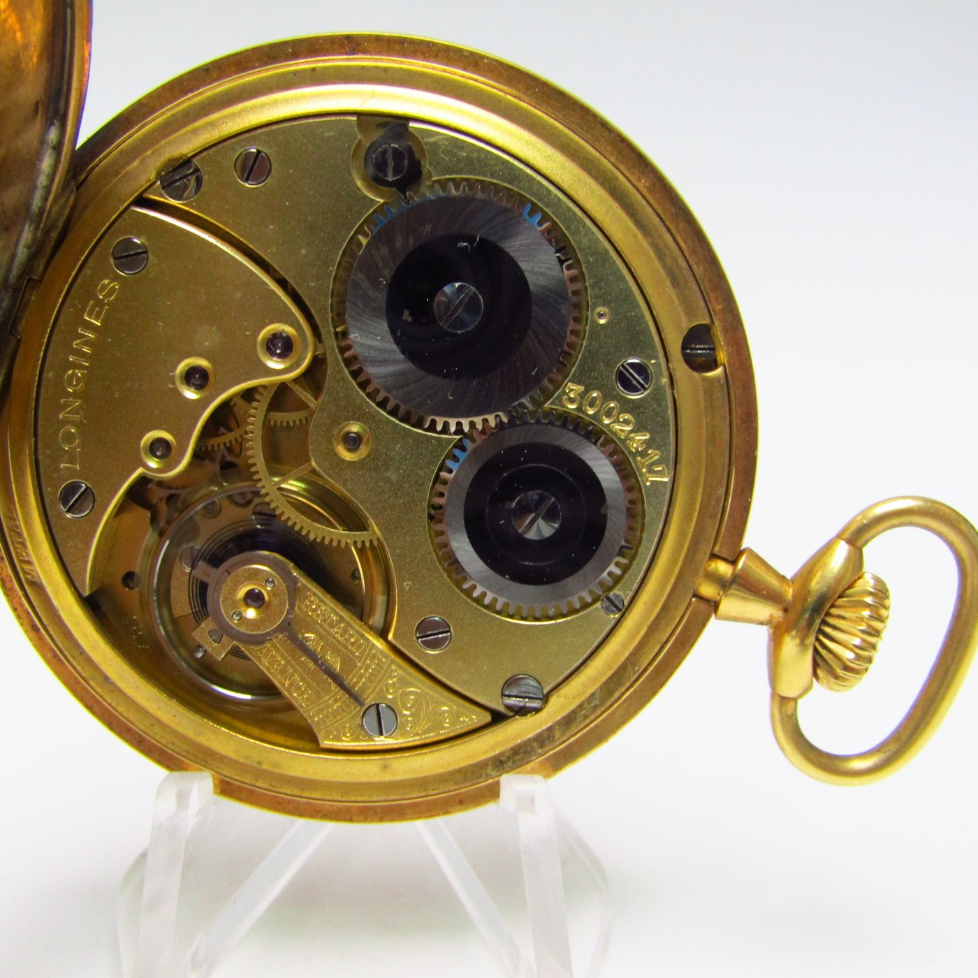 LONGINES. Reloj de Bolsillo, lepine y remontoir. Oro 18k. Suiza, año 1913. LONGINES. Reloj de Bolsillo, lepine y remontoir. Oro 18k. Suiza, año 1913.