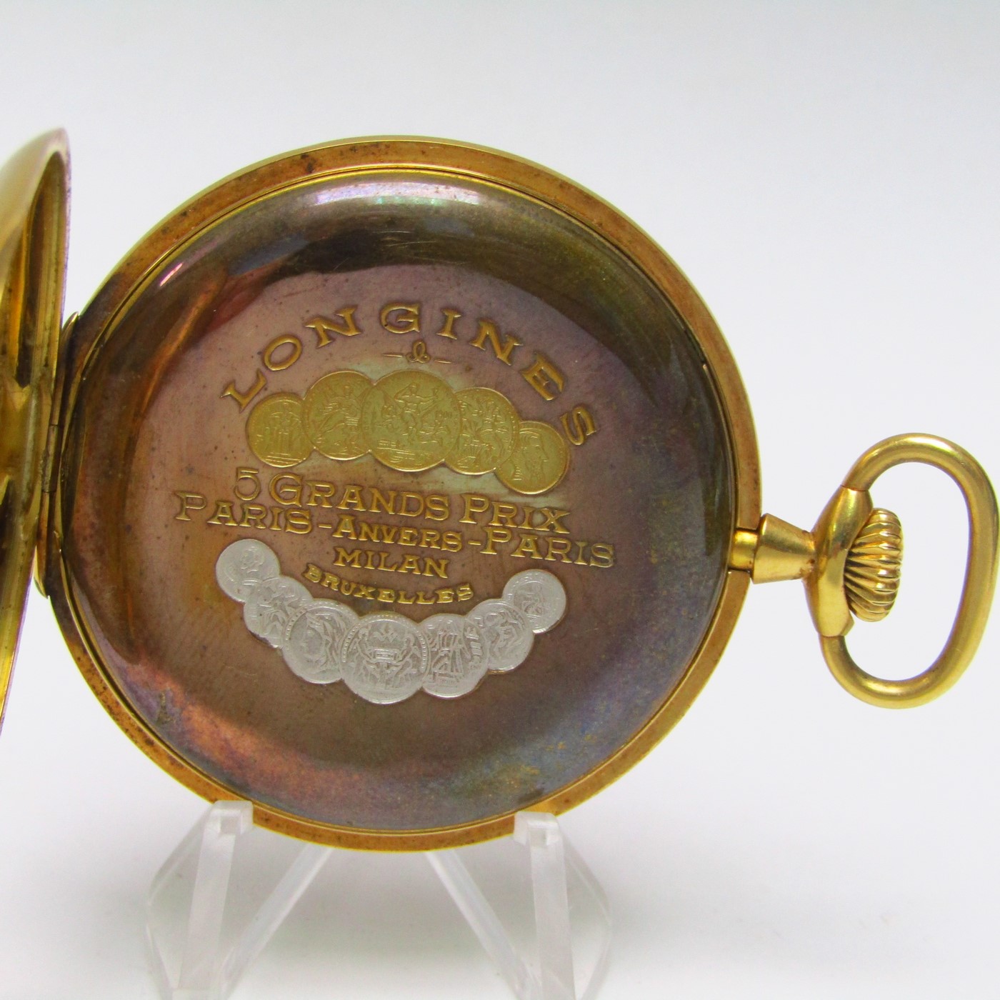 LONGINES. Reloj de Bolsillo, lepine y remontoir. Oro 18k. Suiza, año 1913. LONGINES. Reloj de Bolsillo, lepine y remontoir. Oro 18k. Suiza, año 1913.