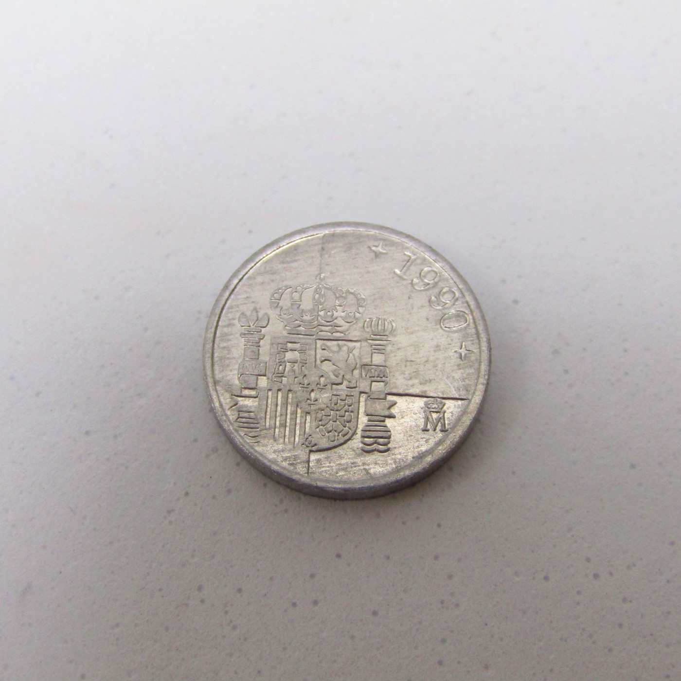 24 Monedas de 1 Peseta de Aluminio. Año 1990. Juan Carlos I. S.C. 24 Monedas de 1 Peseta de Aluminio. Año 1990. Juan Carlos I. S.C.
