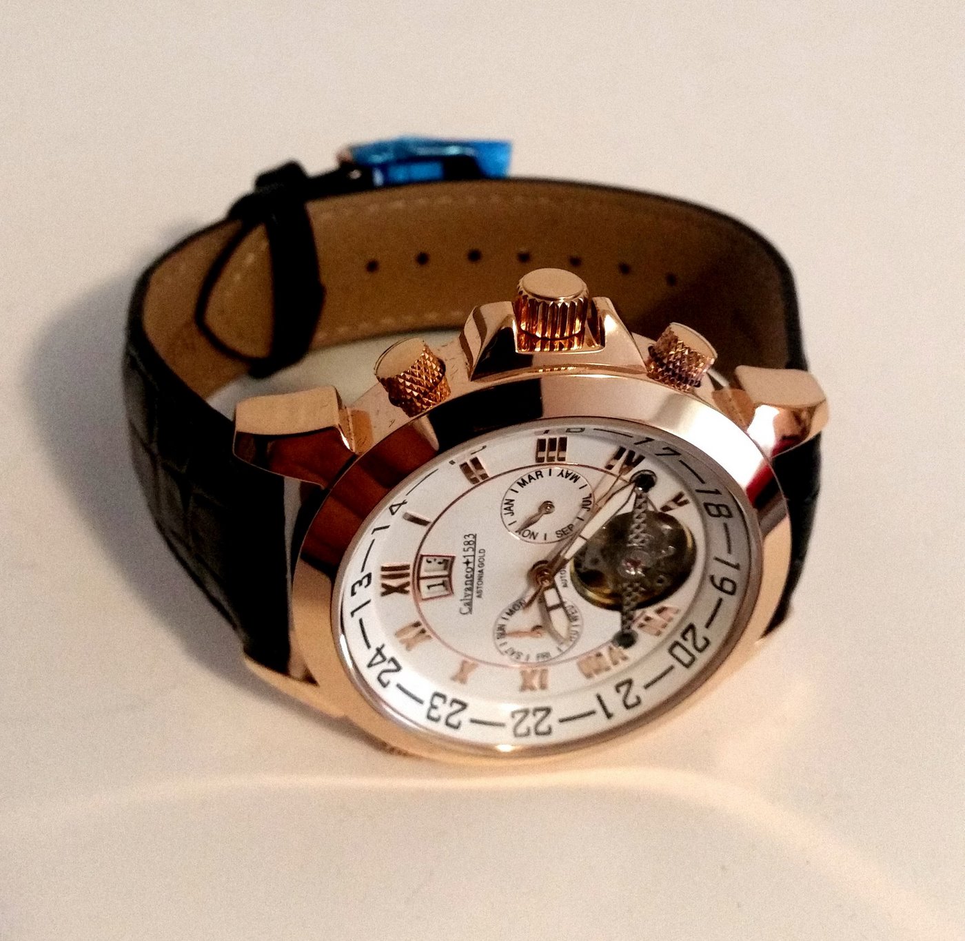 CALVANEO 1583. "Astonia" Rotgold Lion . Reloj de pulsera automático. Alemania. 2017 CALVANEO 1583. "Astonia" Rotgold Lion . Reloj de pulsera automático. Alemania. 2017
