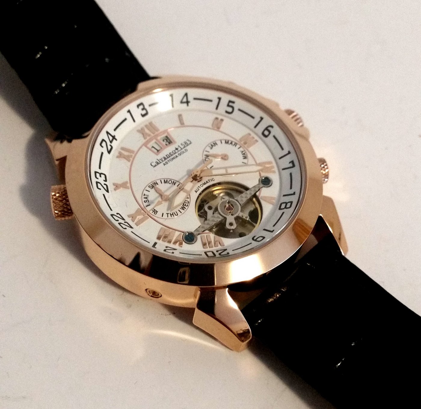 CALVANEO 1583. "Astonia" Rotgold Lion . Reloj de pulsera automático. Alemania. 2017 CALVANEO 1583. "Astonia" Rotgold Lion . Reloj de pulsera automático. Alemania. 2017