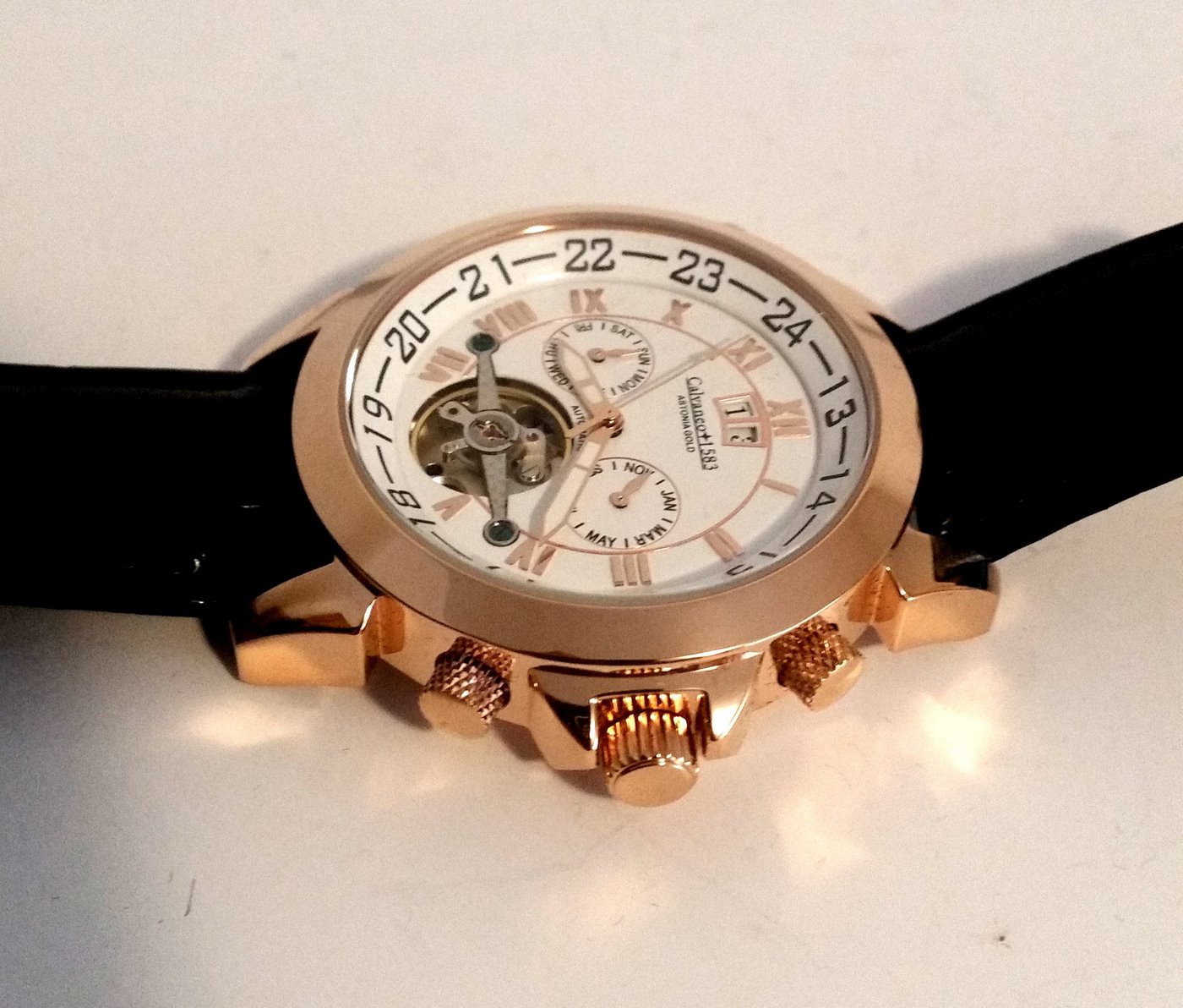 CALVANEO 1583. "Astonia" Rotgold Lion . Reloj de pulsera automático. Alemania. 2017 CALVANEO 1583. "Astonia" Rotgold Lion . Reloj de pulsera automático. Alemania. 2017
