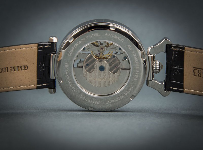 CALVANEO 1583. Compendium II Steel Squelette . Reloj de pulsera automático. 2018 CALVANEO 1583. Compendium II Steel Squelette . Reloj de pulsera automático. 2018