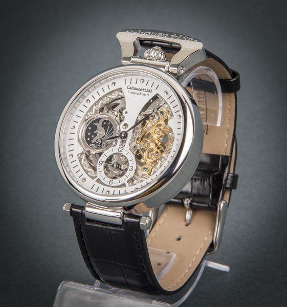 CALVANEO 1583. Compendium II Steel Squelette . Reloj de pulsera automático. 2018 CALVANEO 1583. Compendium II Steel Squelette . Reloj de pulsera automático. 2018