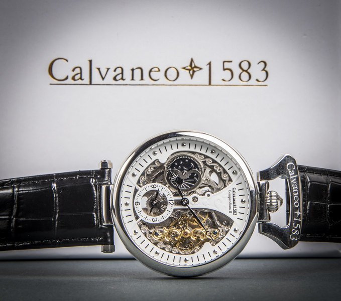CALVANEO 1583. Compendium II Steel Squelette . Reloj de pulsera automático. 2018 CALVANEO 1583. Compendium II Steel Squelette . Reloj de pulsera automático. 2018