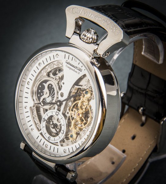 CALVANEO 1583. Compendium II Steel Squelette . Reloj de pulsera automático. 2018 CALVANEO 1583. Compendium II Steel Squelette . Reloj de pulsera automático. 2018