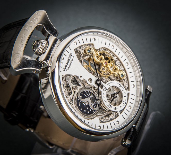 CALVANEO 1583. Compendium II Steel Squelette . Reloj de pulsera automático. 2018 CALVANEO 1583. Compendium II Steel Squelette . Reloj de pulsera automático. 2018