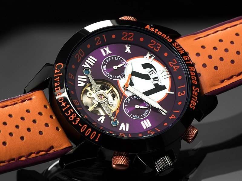 CALVANEO 1583. Silk race. Limited Edition. Reloj de pulsera automático. CALVANEO 1583. Silk race. Limited Edition. Reloj de pulsera automático.