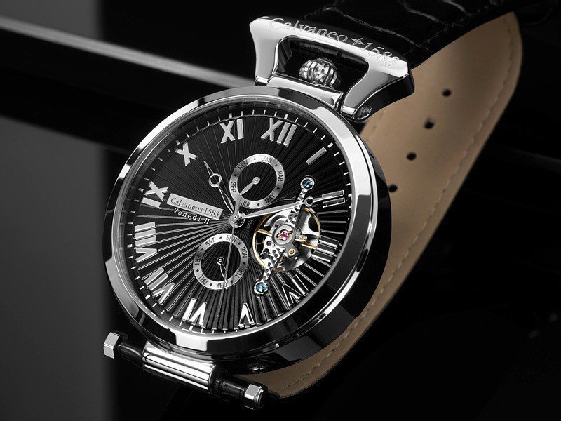CALVANEO 1583. Venedi steel black. Reloj de pulsera automático. 2011 CALVANEO 1583. Venedi steel black. Reloj de pulsera automático. 2011
