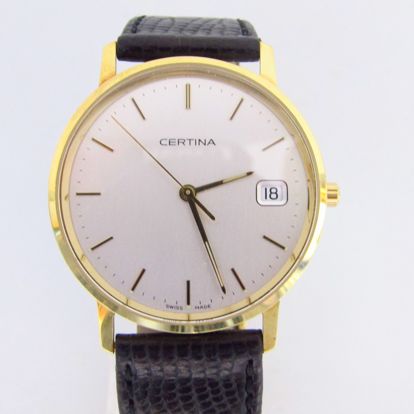 CERTINA Quartz. Reloj de pulsera para caballero. Oro 18k. Suiza, ca. 2013 CERTINA Quartz. Reloj de pulsera para caballero. Oro 18k. Suiza, ca. 2013