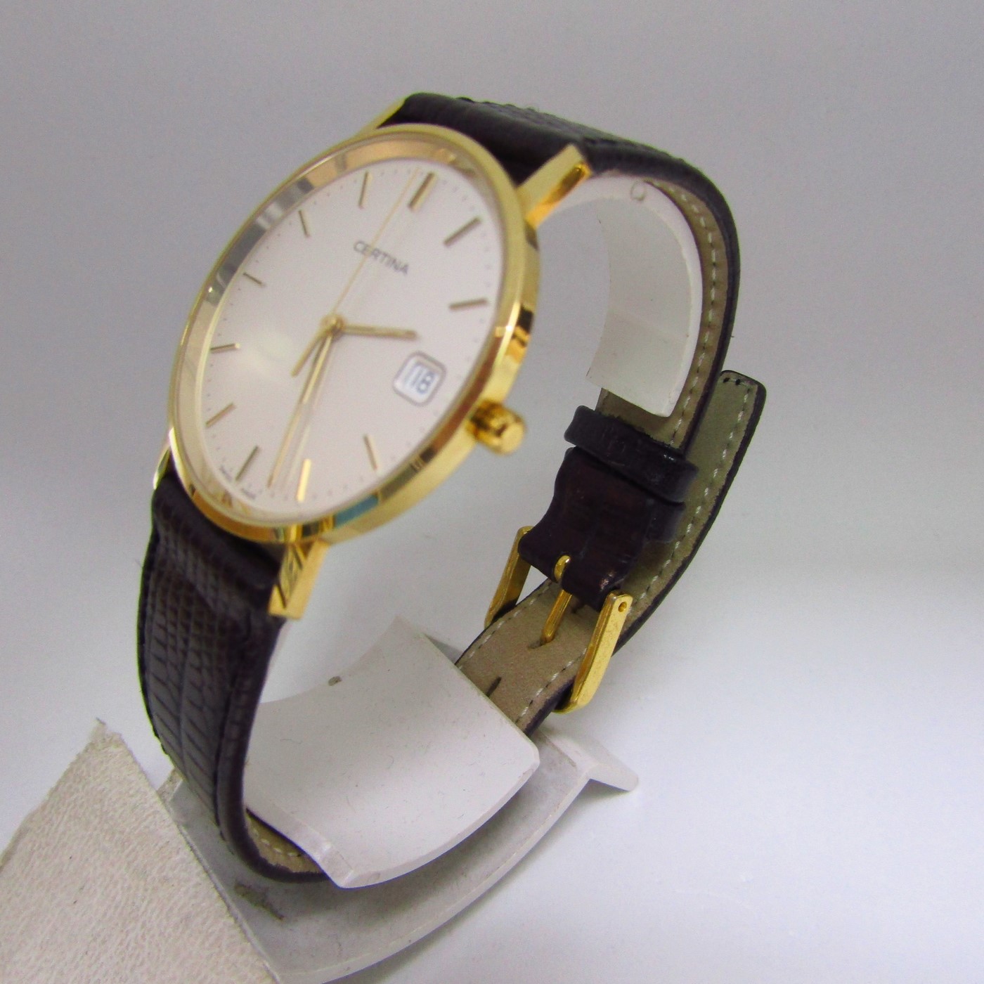 CERTINA Quartz. Reloj de pulsera para caballero. Oro 18k. Suiza, ca. 2013 CERTINA Quartz. Reloj de pulsera para caballero. Oro 18k. Suiza, ca. 2013