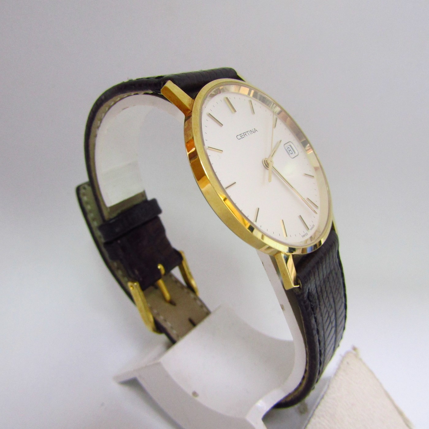 CERTINA Quartz. Reloj de pulsera para caballero. Oro 18k. Suiza, ca. 2013 CERTINA Quartz. Reloj de pulsera para caballero. Oro 18k. Suiza, ca. 2013