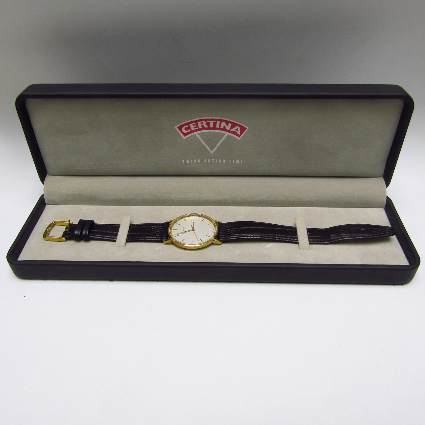 CERTINA Quartz. Reloj de pulsera para caballero. Oro 18k. Suiza, ca. 2013 CERTINA Quartz. Reloj de pulsera para caballero. Oro 18k. Suiza, ca. 2013