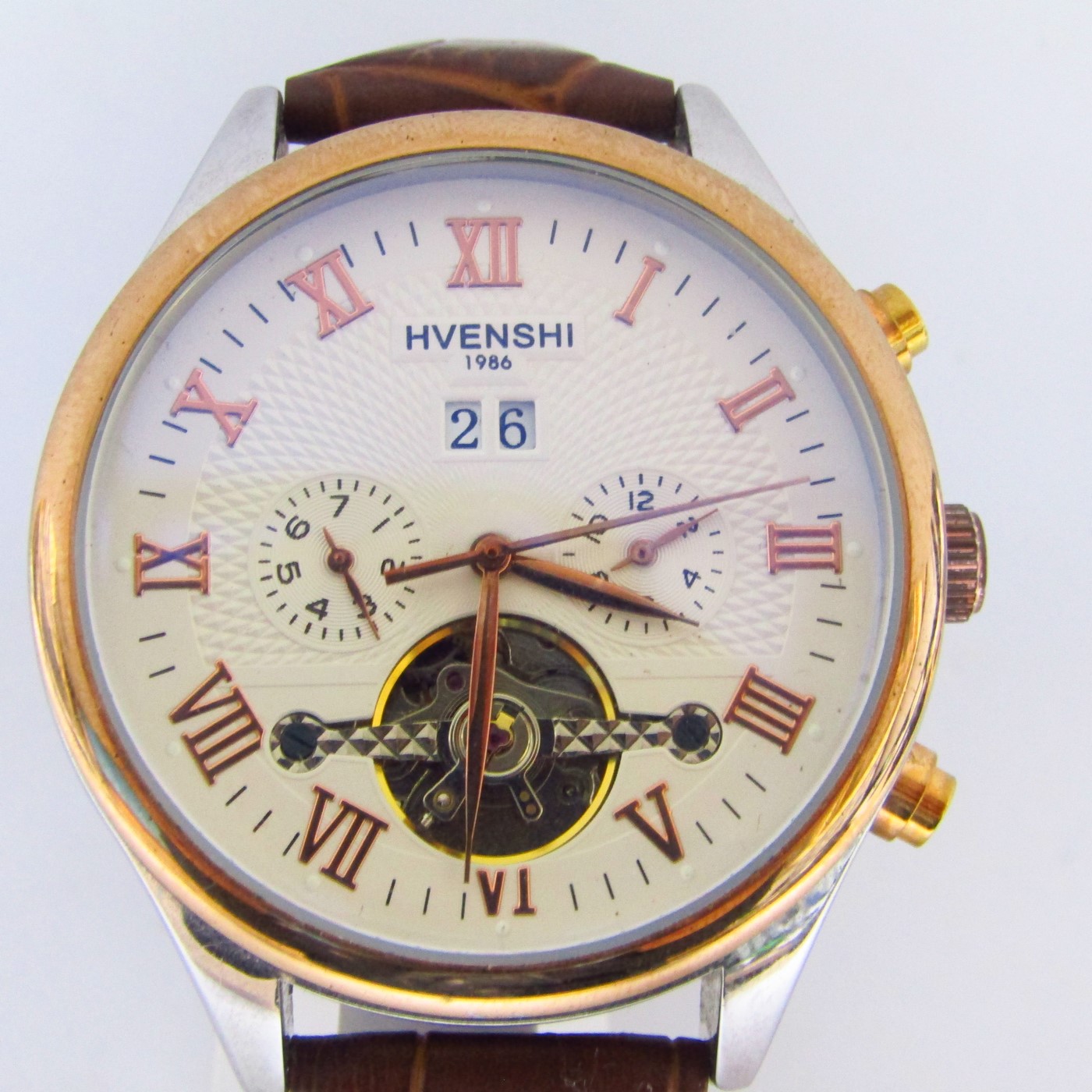 HVENSHI 1986. Reloj Automático de pulsera para hombre. China, 2018. HVENSHI 1986. Reloj Automático de pulsera para hombre. China, 2018.
