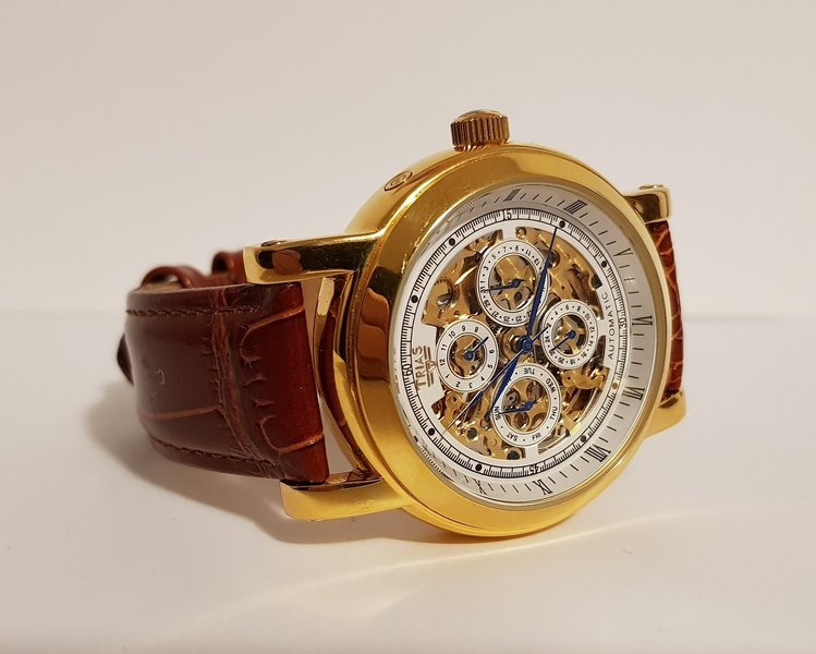 TRIAS. Skeletten. Reloj de pulsera automático. Alemania. 2018 TRIAS. Skeletten. Reloj de pulsera automático. Alemania. 2018