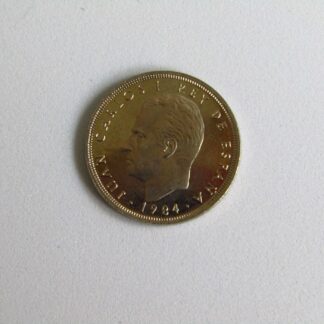 Moneda de 5 Pesetas de Níquel. Año 1984. JUAN CARLOS I REY DE ESPAÑA. S.C.