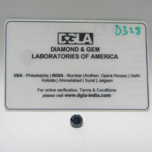Diamante Natural de 1,49 ct. Talla: Brillante. Color: Blue. Pureza: I3. Certificado DGLA.