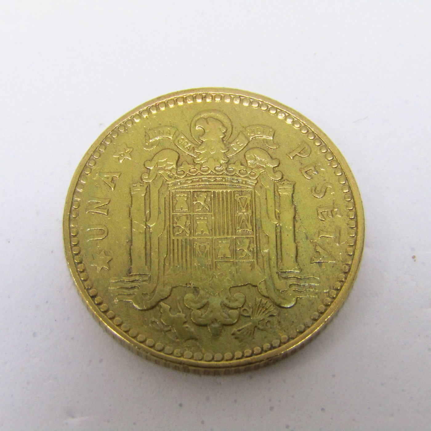 Lote de 10 Monedas de 1 Peseta de Cobre. Año 1953. Francisco Franco Caudillo de España por la G. de Dios. Madrid. Varias CECAS. MBC Lote de 10 Monedas de 1 Peseta de Cobre. Año 1953. Francisco Franco Caudillo de España por la G. de Dios. Madrid. Varias CECAS. MBC