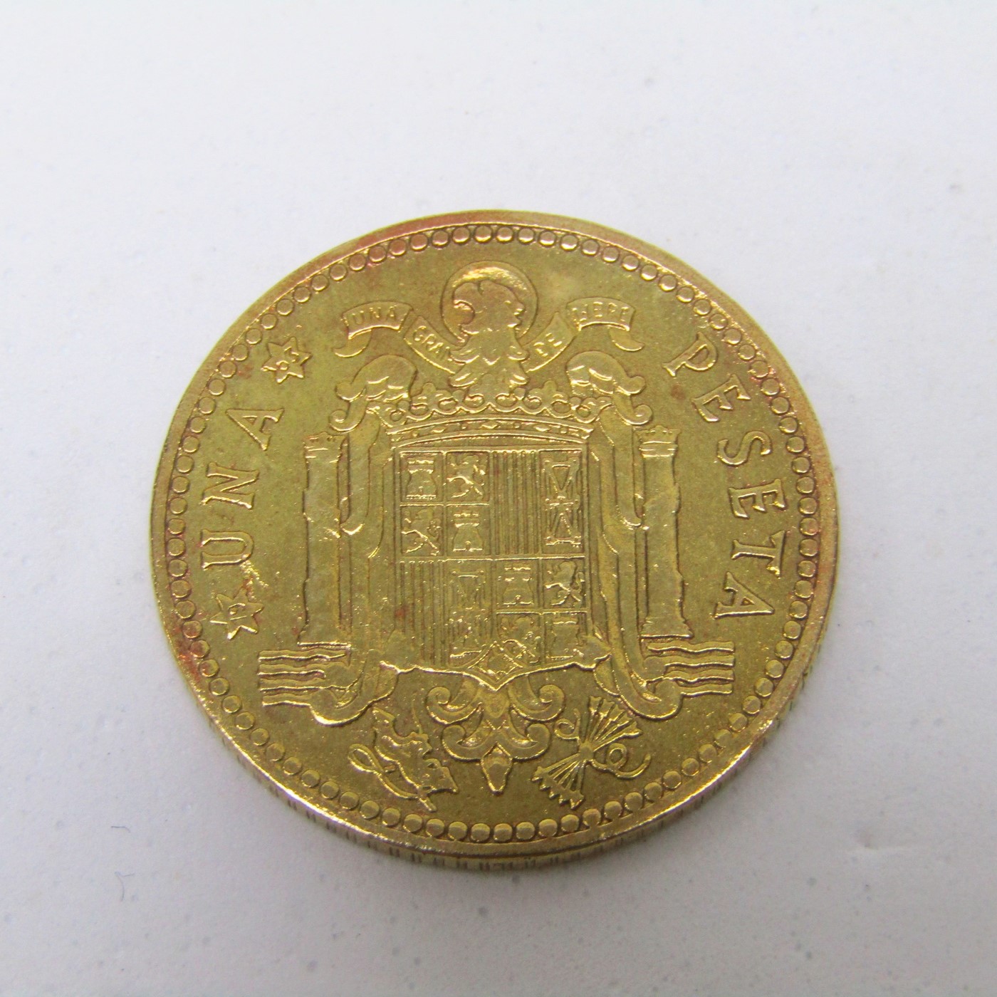 Lote de 6 Monedas de 1 Peseta de Cobre. Año 1963. Francisco Franco Caudillo de España por la G. de Dios. Madrid. Varias CECAS. MBC Lote de 6 Monedas de 1 Peseta de Cobre. Año 1963. Francisco Franco Caudillo de España por la G. de Dios. Madrid. Varias CECAS. MBC