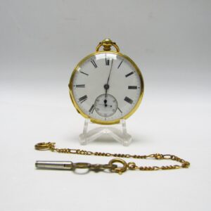 Fabricación Inglesa. Reloj de Bolsillo para caballero, lepine. Año 1869. Oro 18k.