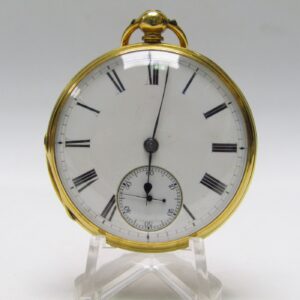 Fabricación Inglesa. Reloj de Bolsillo para caballero, lepine. Año 1869. Oro 18k.