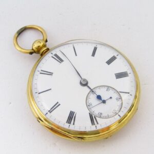 Fabricación Inglesa. Reloj de Bolsillo para caballero, lepine. Año 1869. Oro 18k.