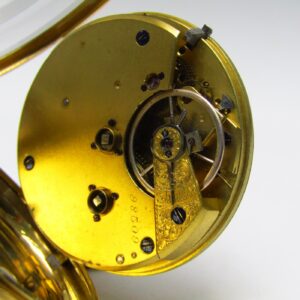 Fabricación Inglesa. Reloj de Bolsillo para caballero, lepine. Año 1869. Oro 18k.