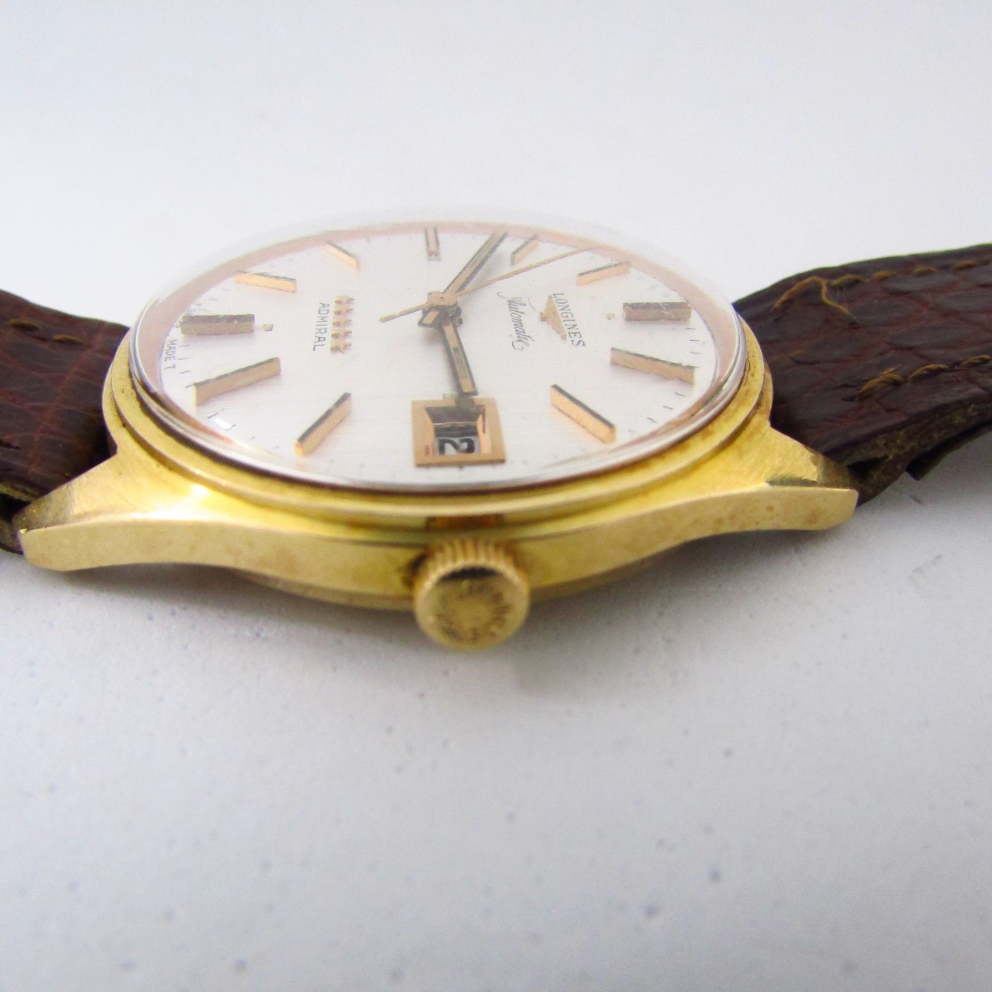 LONGINES Automatic. Modelo Almiral. Reloj de pulsera para caballero. Suiza, 1967 LONGINES Automatic. Modelo Almiral. Reloj de pulsera para caballero. Suiza, 1967