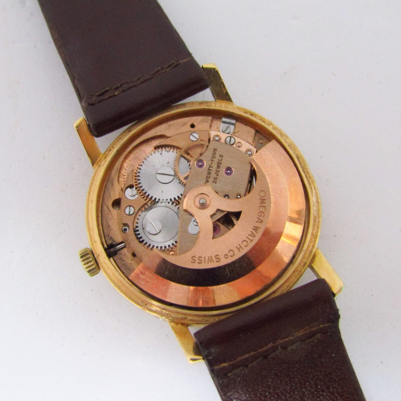 OMEGA AUTOMATIC DE VILLE. Reloj AUTOMÁTICO de pulsera para caballero.Oro 18k. Suiza, 1964. OMEGA AUTOMATIC DE VILLE. Reloj AUTOMÁTICO de pulsera para caballero.Oro 18k. Suiza, 1964.