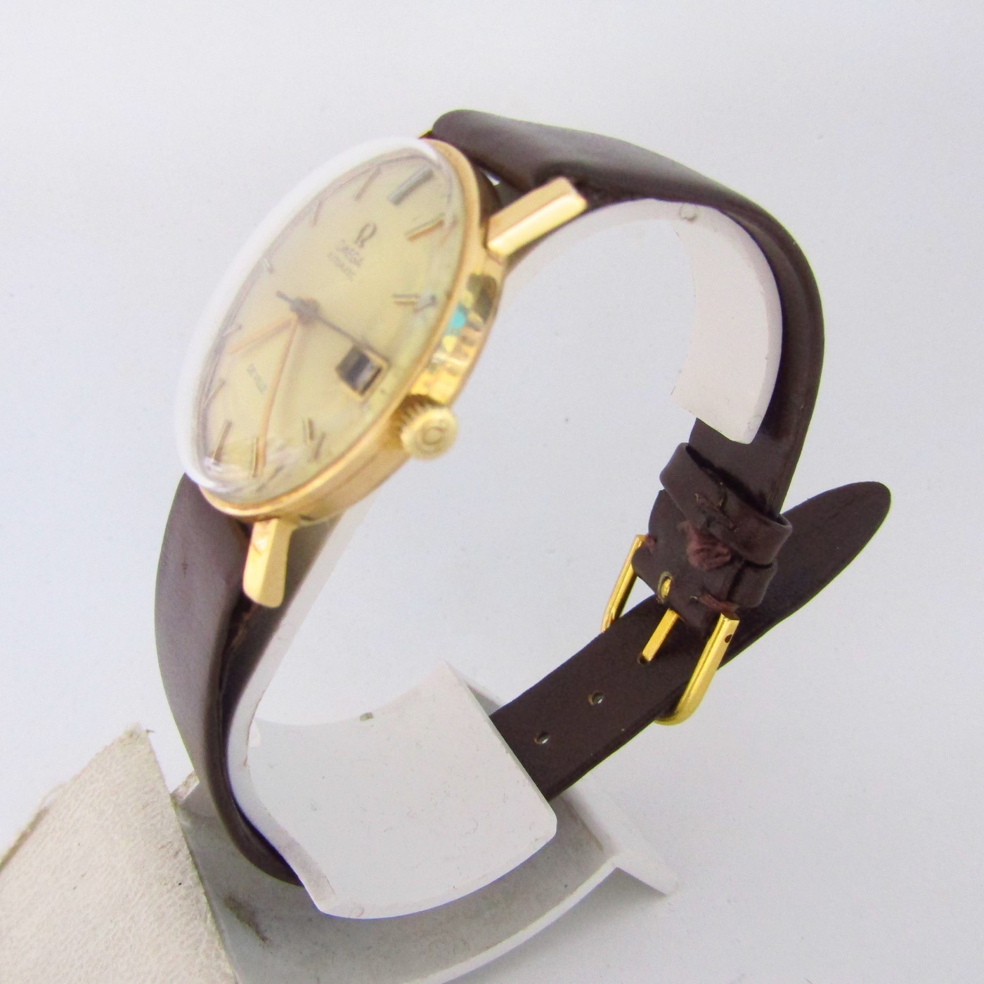 OMEGA AUTOMATIC DE VILLE. Reloj AUTOMÁTICO de pulsera para caballero.Oro 18k. Suiza, 1964. OMEGA AUTOMATIC DE VILLE. Reloj AUTOMÁTICO de pulsera para caballero.Oro 18k. Suiza, 1964.