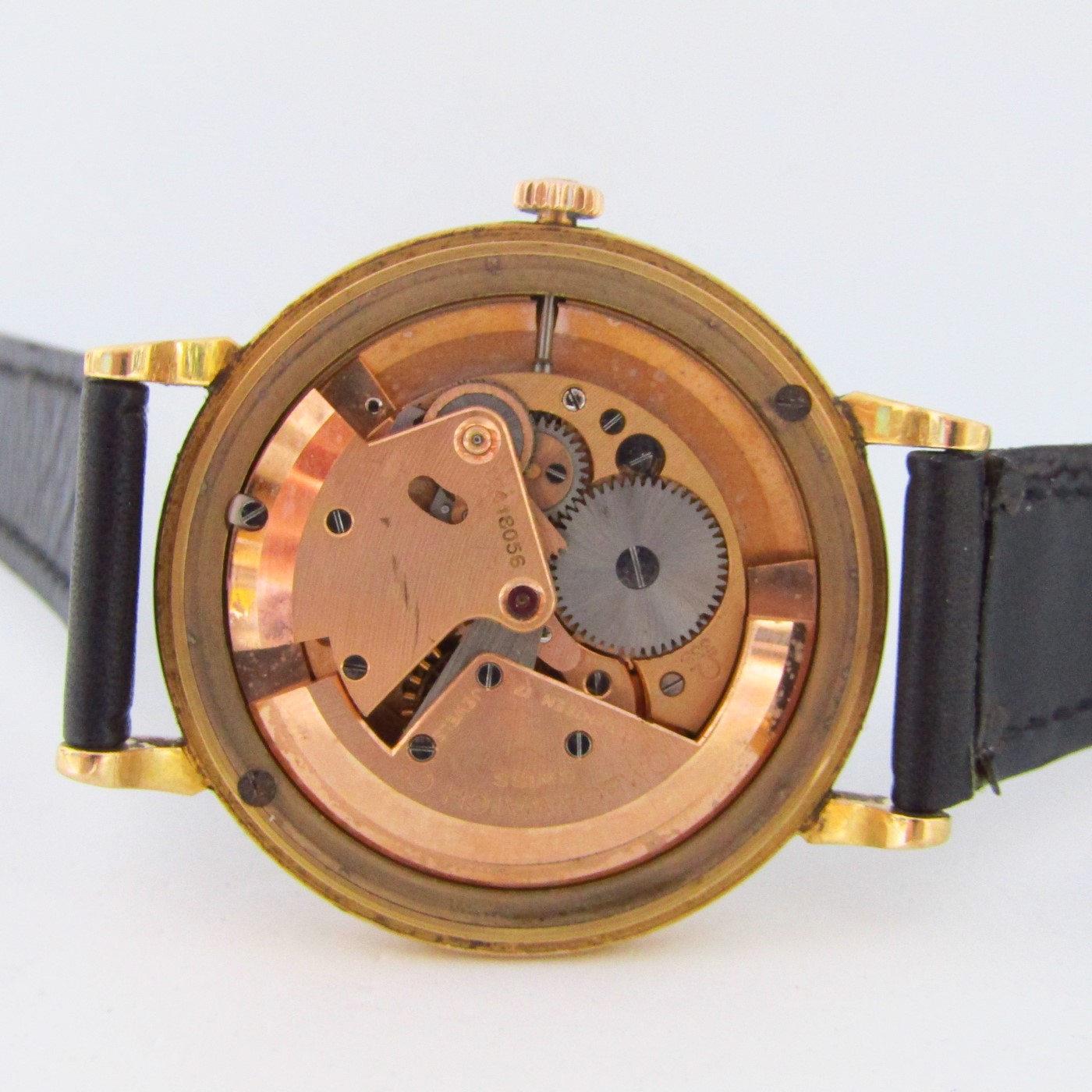 OMEGA AUTOMATIC. Reloj AUTOMÁTICO de pulsera para caballero.Oro 18k. Suiza, 1950. OMEGA AUTOMATIC. Reloj AUTOMÁTICO de pulsera para caballero.Oro 18k. Suiza, 1950.