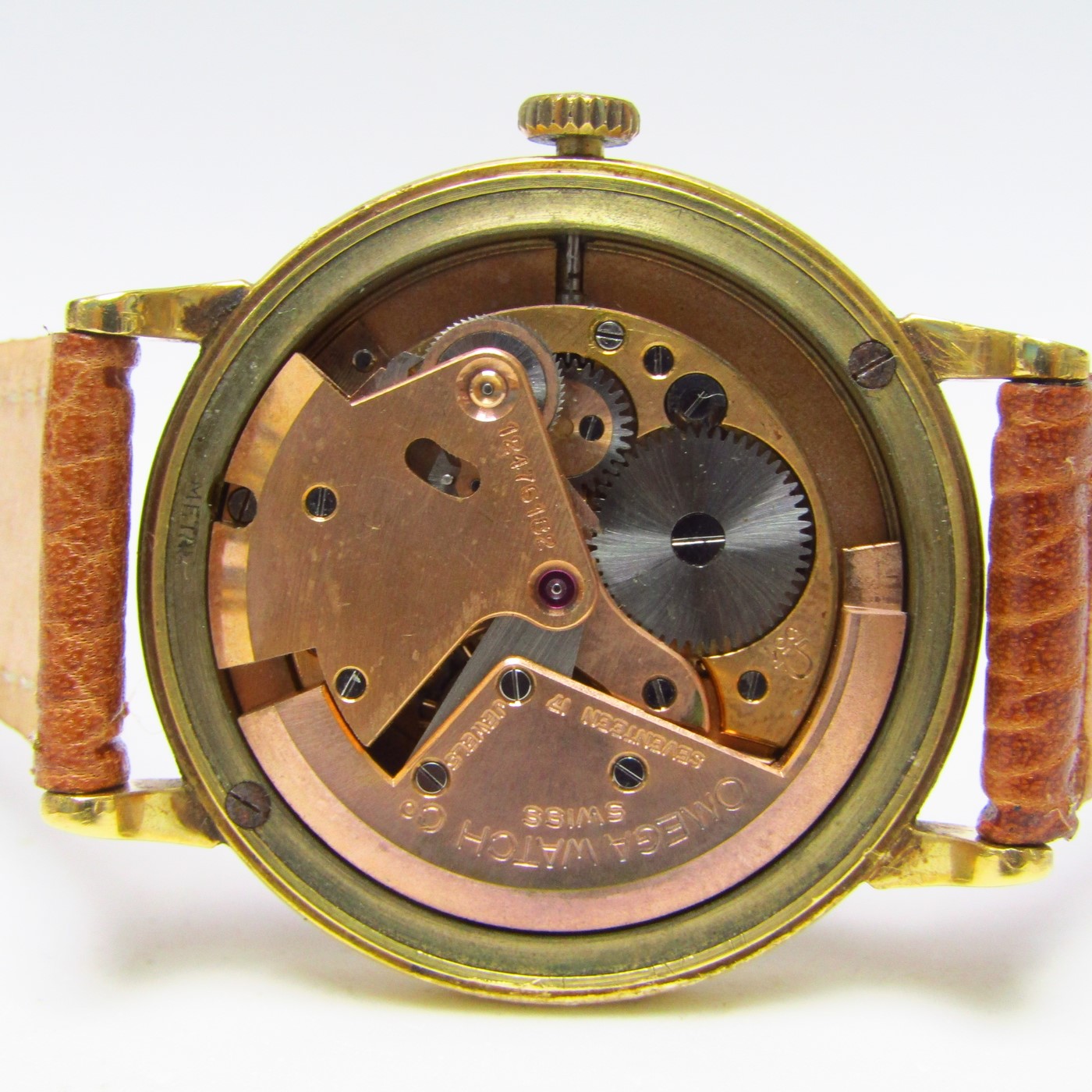 OMEGA AUTOMATIC. Reloj AUTOMÁTICO de pulsera para caballero.Oro 18k. Suiza, 1950. OMEGA AUTOMATIC. Reloj AUTOMÁTICO de pulsera para caballero.Oro 18k. Suiza, 1950.