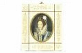 Miniatura sobre placa oval de hueso. Escuela Europea, Siglo XIX